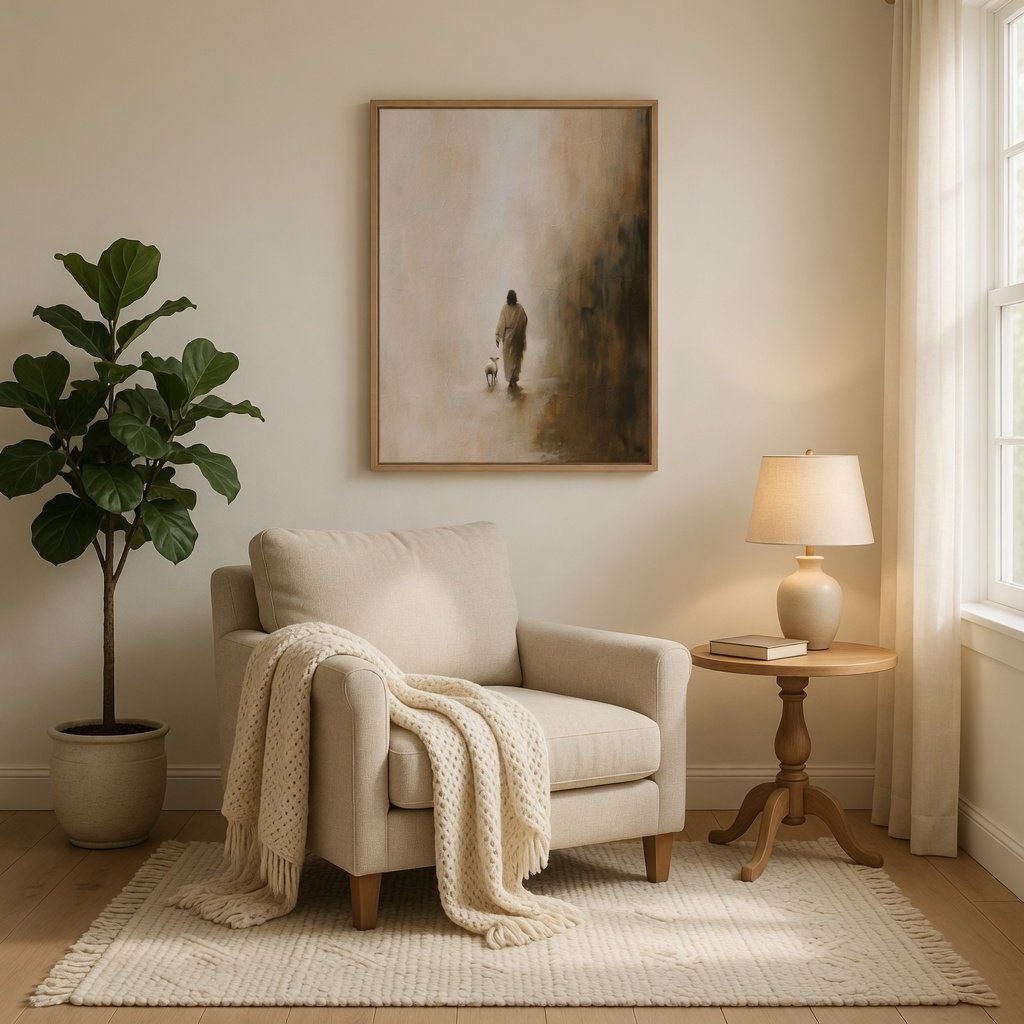 Parable of The Lost Sheep IV - Canvas