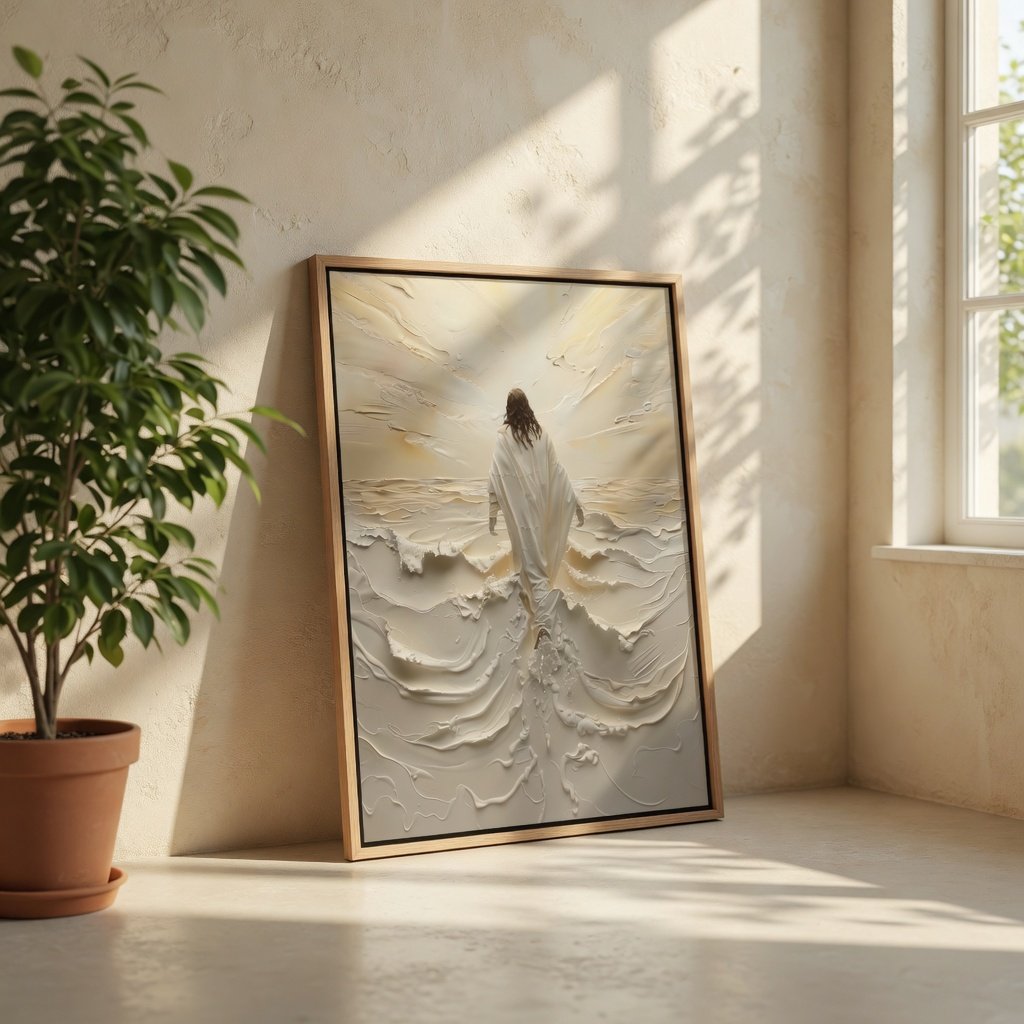 Jesus Walking on Water I - Canvas