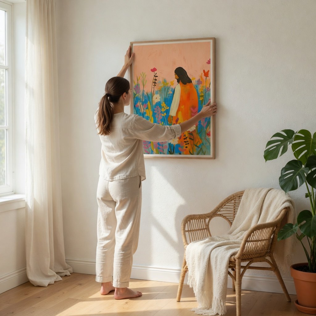 Jesus in The Garden - Canvas