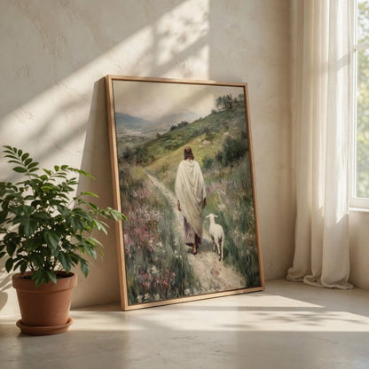 Parable of The Lost Sheep VI - Canvas