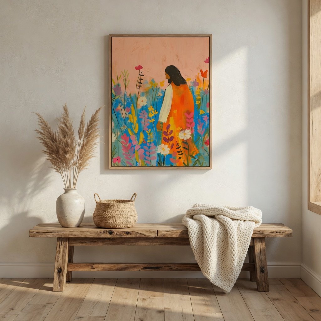 Jesus in The Garden - Canvas