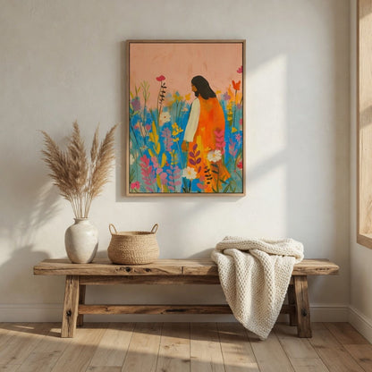 Jesus in The Garden - Canvas