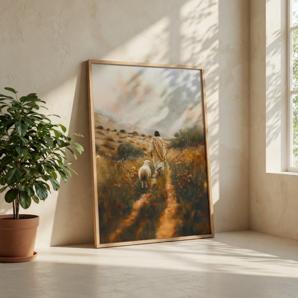 Parable of The Lost Sheep II - Canvas