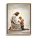 Jesus Praying With Little Boy - Canvas