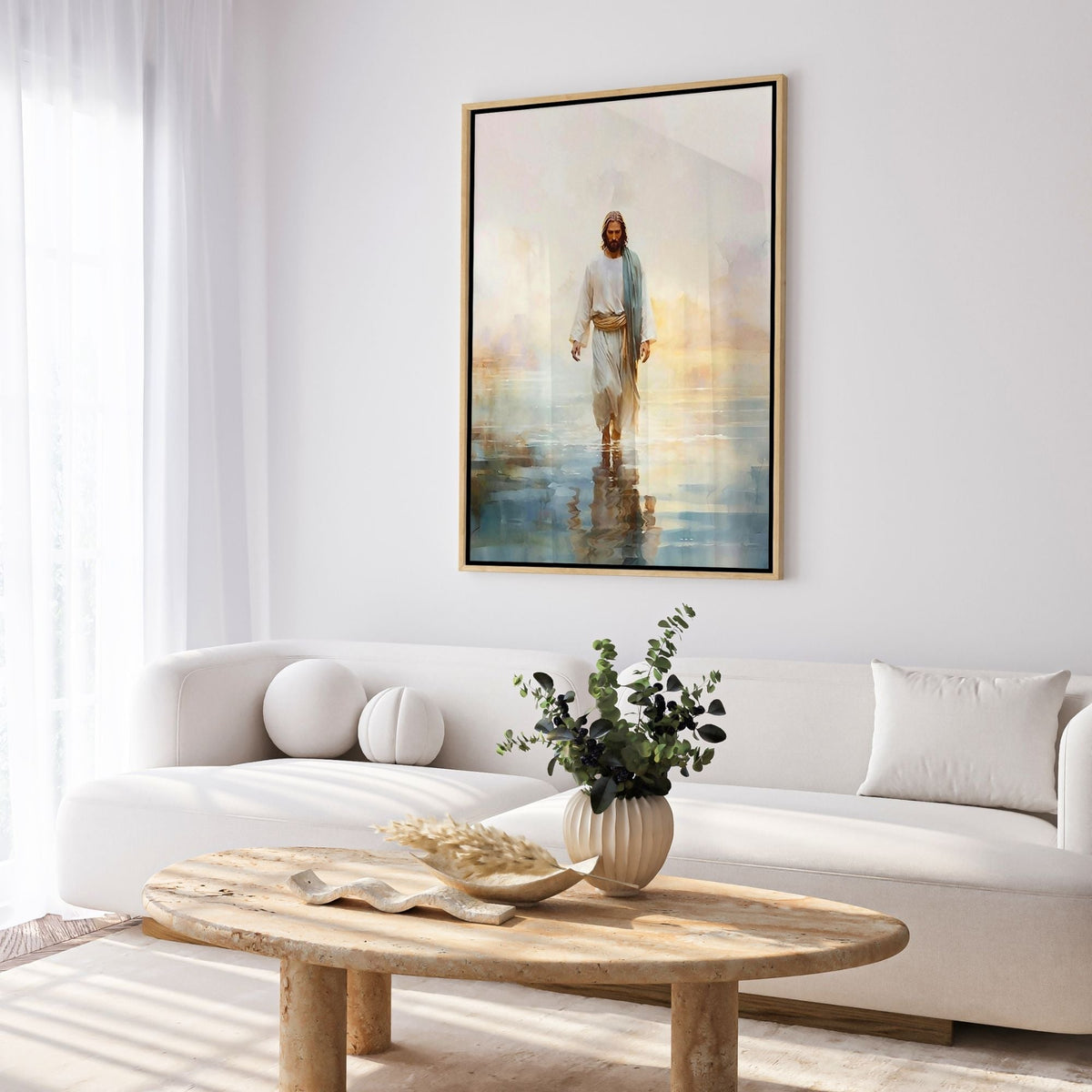 Jesus Walking on Water II - Canvas