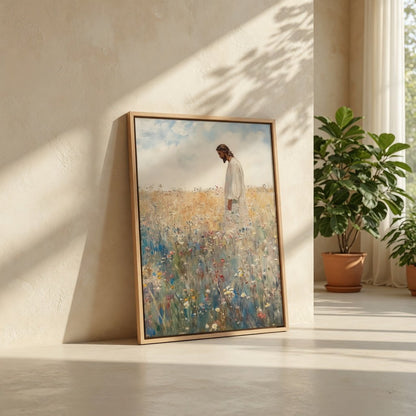 Jesus Leaves The 99 - Canvas