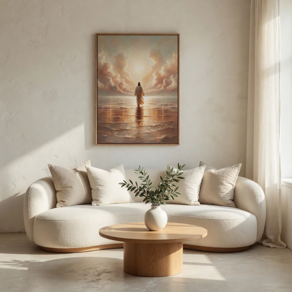 Jesus Walking on Water V - Canvas