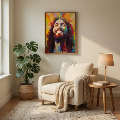 Smiling Jesus - Canvas