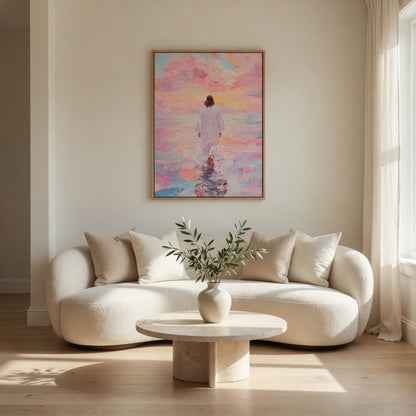 Jesus Walking on Water VI - Canvas