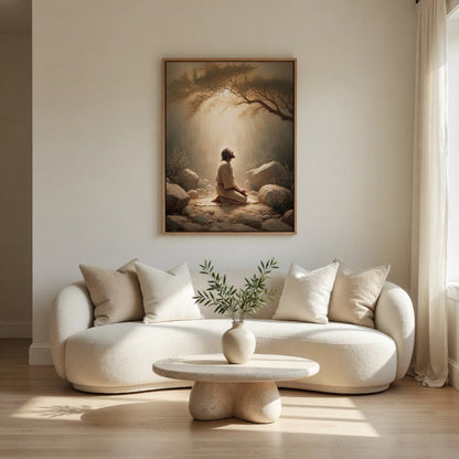 Jesus in the Garden of Gethsemane - Canvas