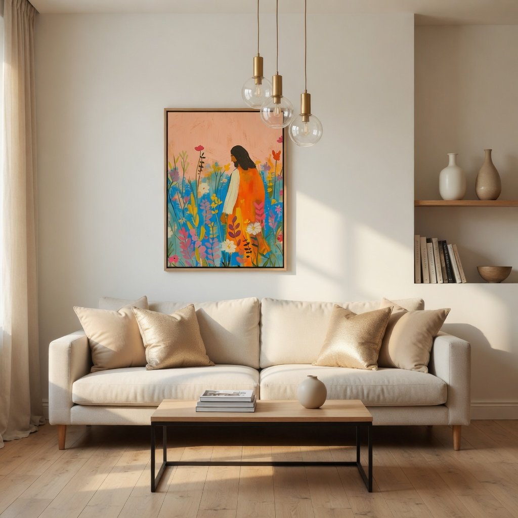 Jesus in The Garden - Canvas