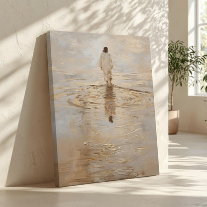 Jesus Walking on Water IV - Canvas