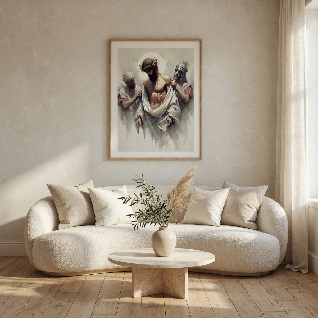 Jesus Stripped of His Garments - Canvas