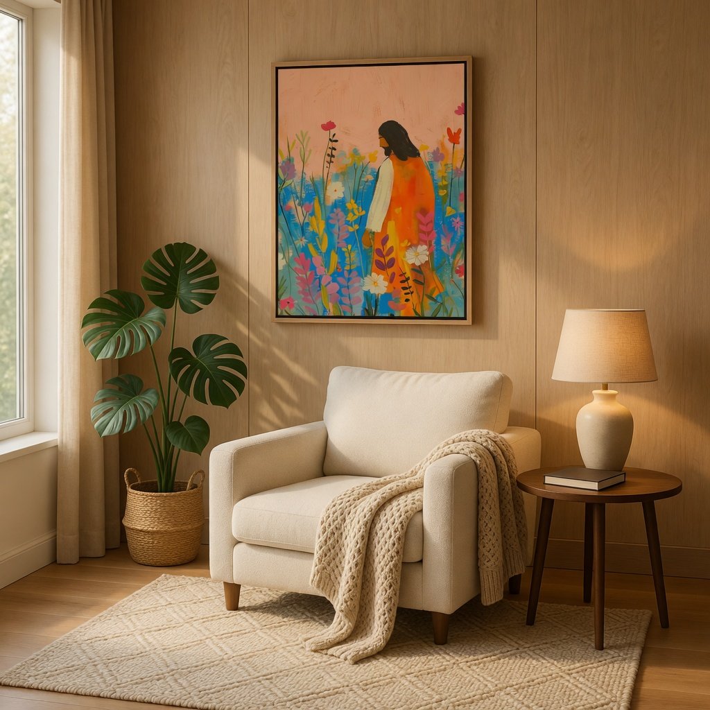 Jesus in The Garden - Canvas