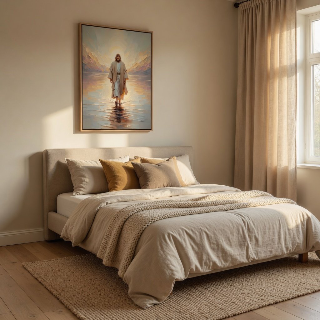 Jesus Walking on Water III - Canvas