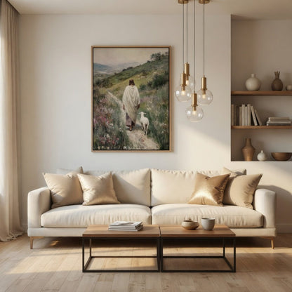 Parable of The Lost Sheep VI - Canvas
