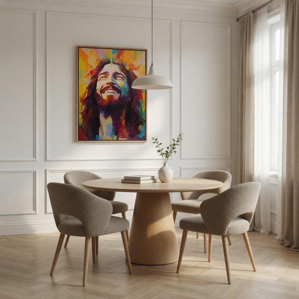 Smiling Jesus - Canvas
