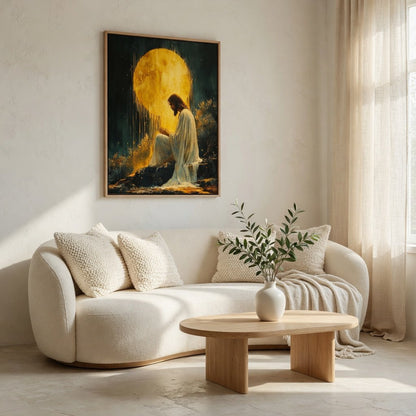 Jesus in the Garden of Gethsemane II - Canvas
