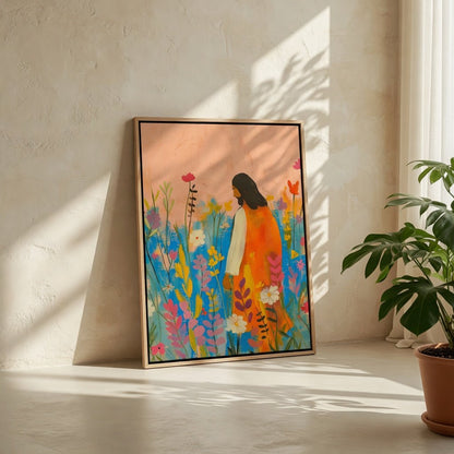 Jesus in The Garden - Canvas
