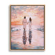 Jesus Walking on Water with Woman - Canvas