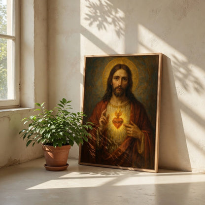 The Sacred Heart of Jesus I - Canvas