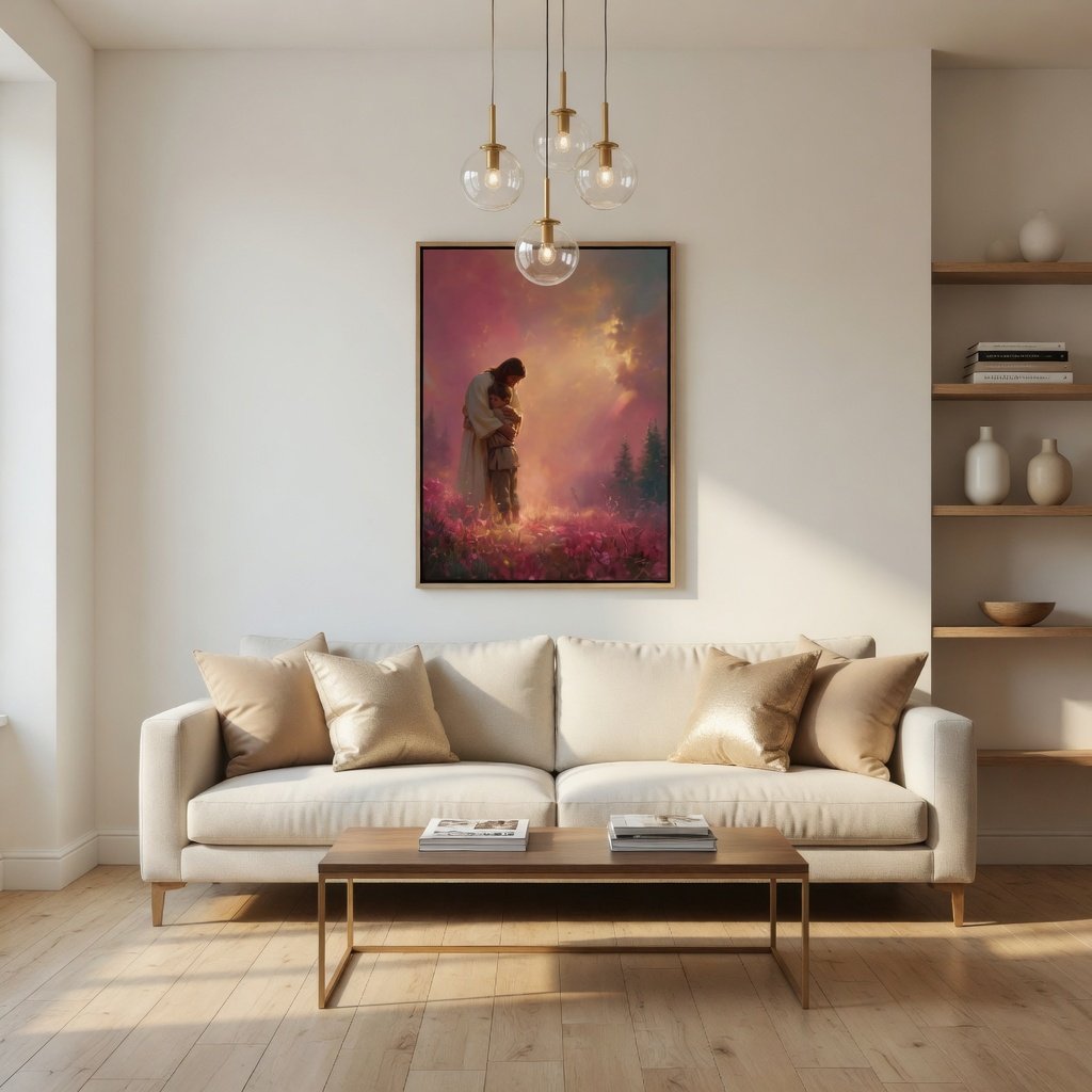 Jesus Holds You Close - Canvas