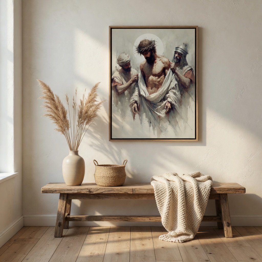 Jesus Stripped of His Garments - Canvas