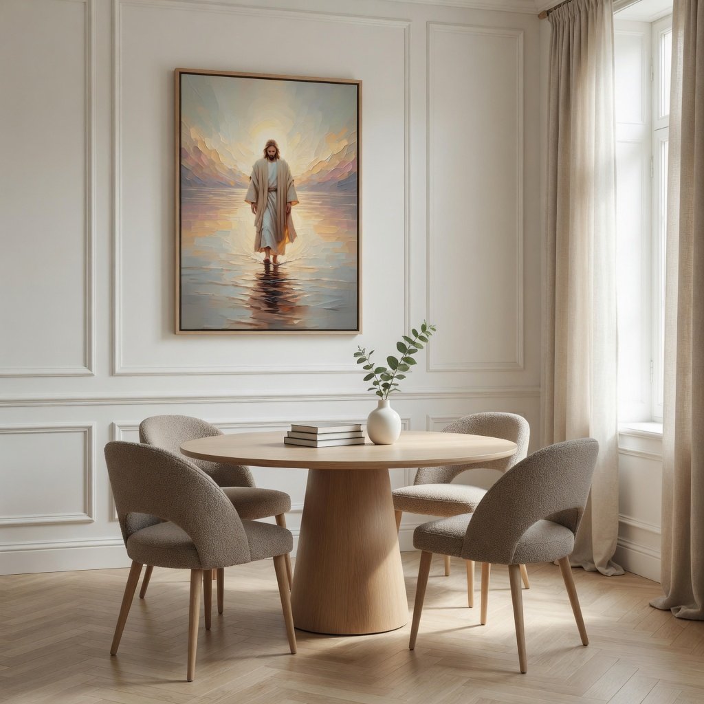 Jesus Walking on Water III - Canvas