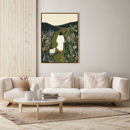 Parable of The Lost Sheep III - Canvas