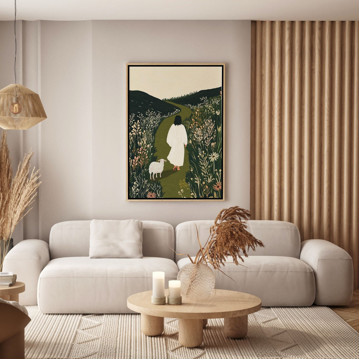Parable of The Lost Sheep III - Canvas