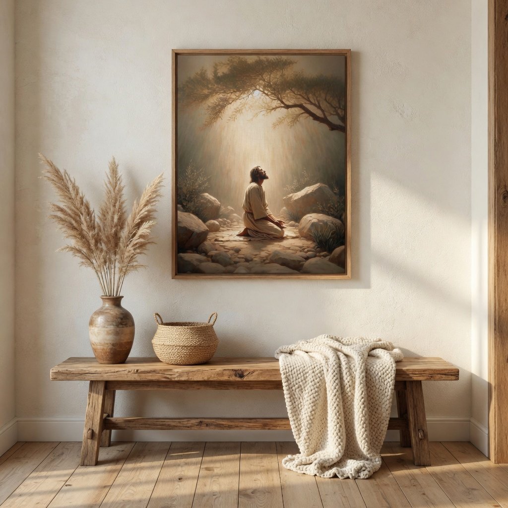 Jesus in the Garden of Gethsemane - Canvas