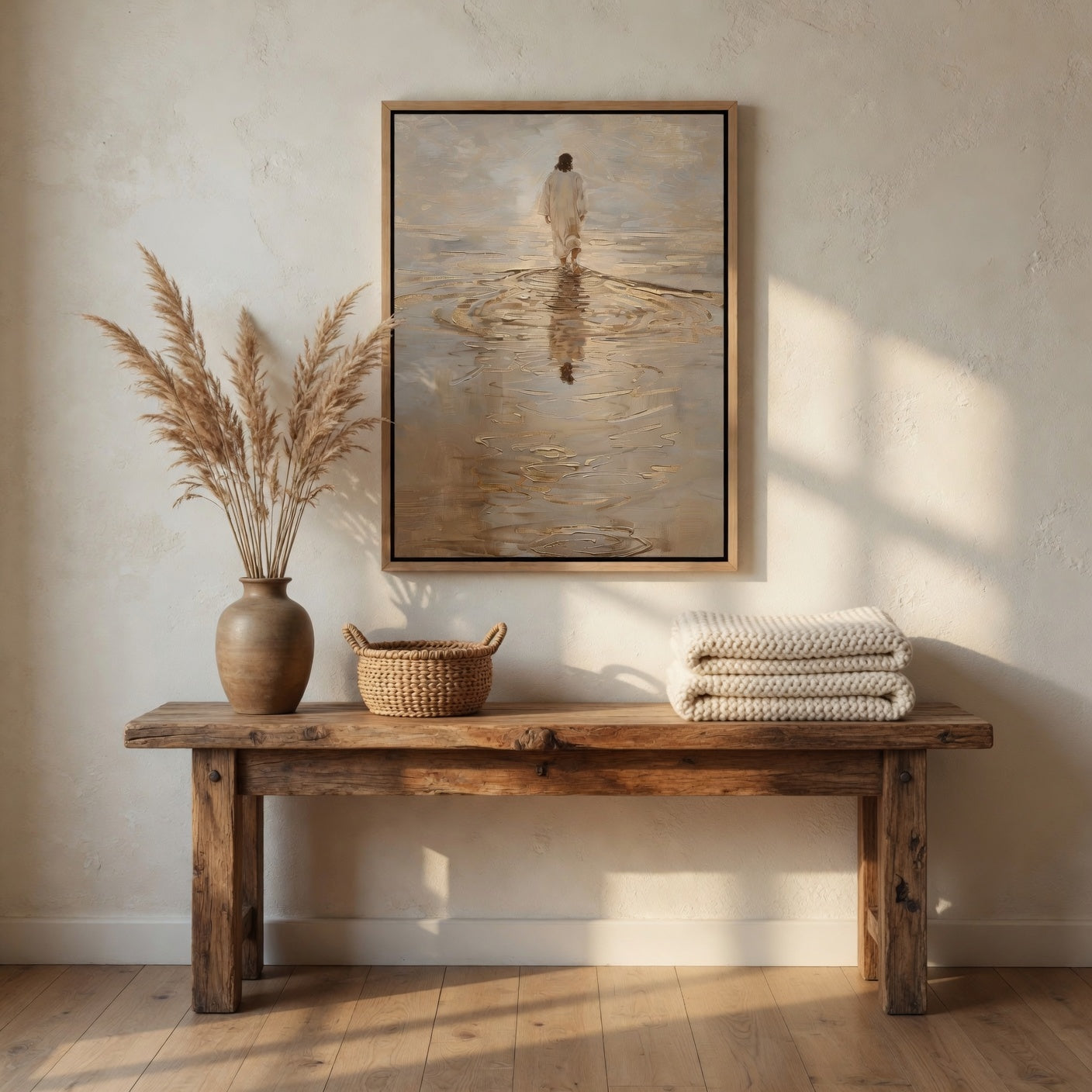 Jesus Walking on Water IV - Canvas