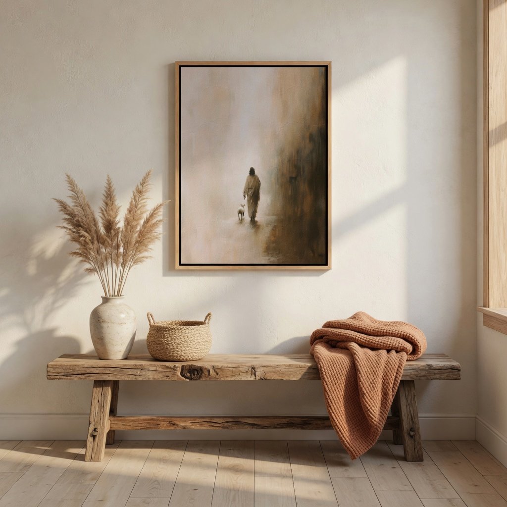 Parable of The Lost Sheep IV - Canvas