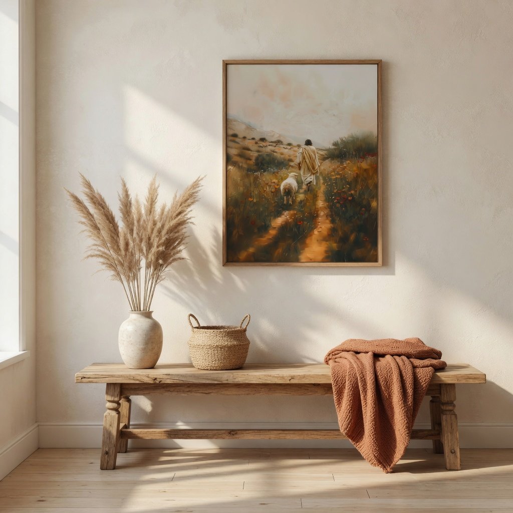 Parable of The Lost Sheep II - Canvas