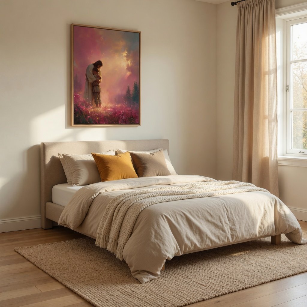 Jesus Holds You Close - Canvas