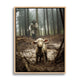 Jesus Running after a Lost Lamb - Canvas
