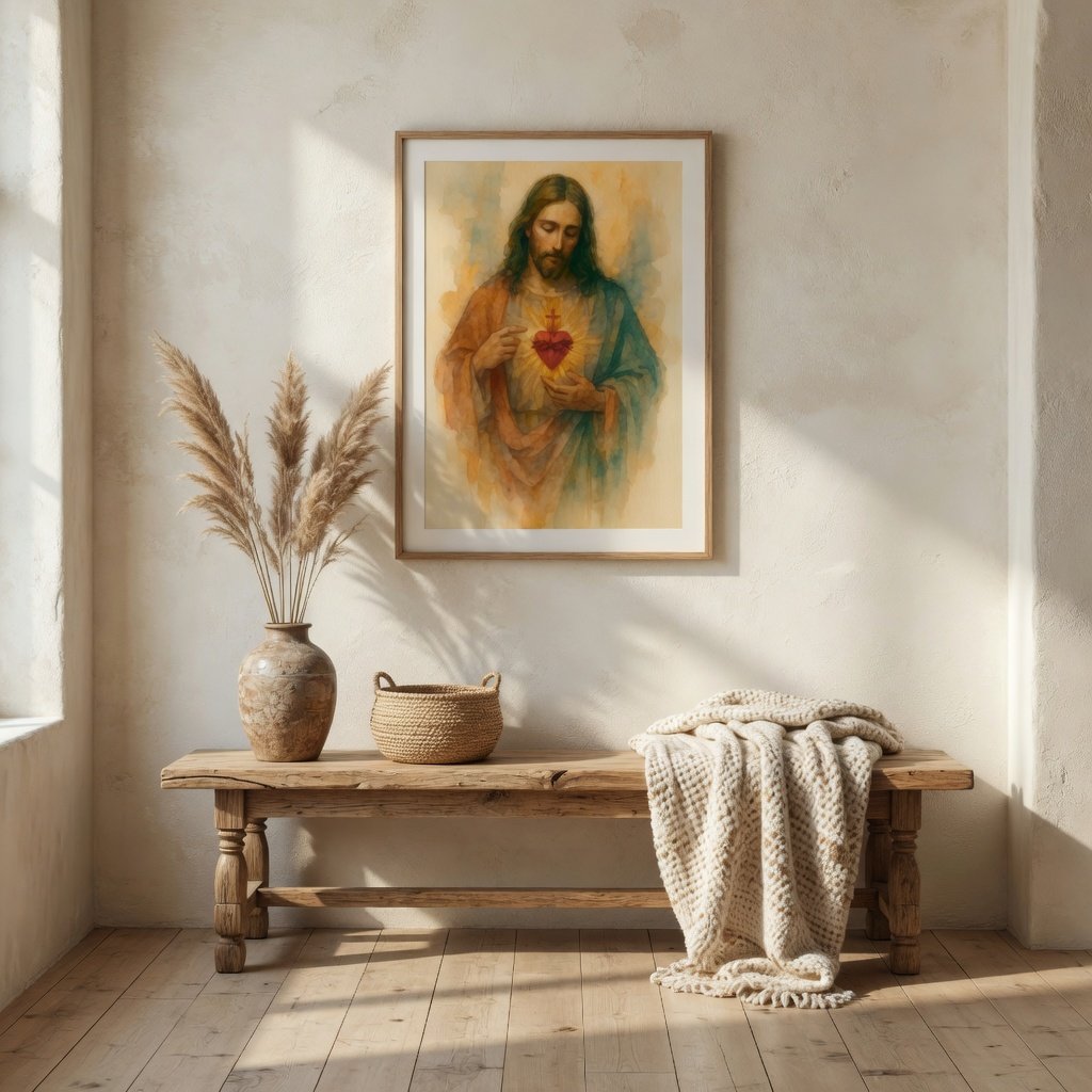The Sacred Heart of Jesus II - Canvas