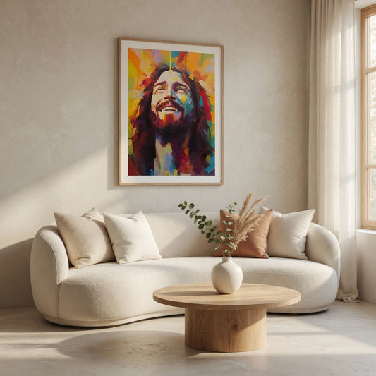 Smiling Jesus - Canvas
