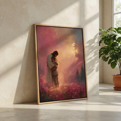 Jesus Holds You Close - Canvas