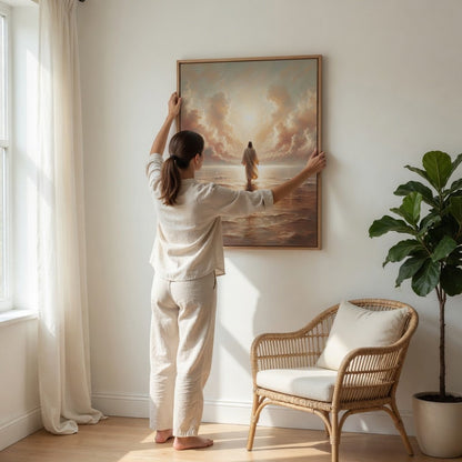 Jesus Walking on Water V - Canvas