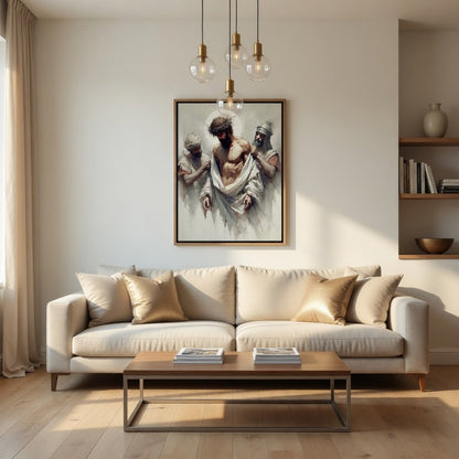 Jesus Stripped of His Garments - Canvas
