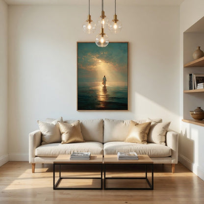 Jesus Walking on Water VII - Canvas