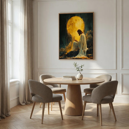 Jesus in the Garden of Gethsemane II - Canvas