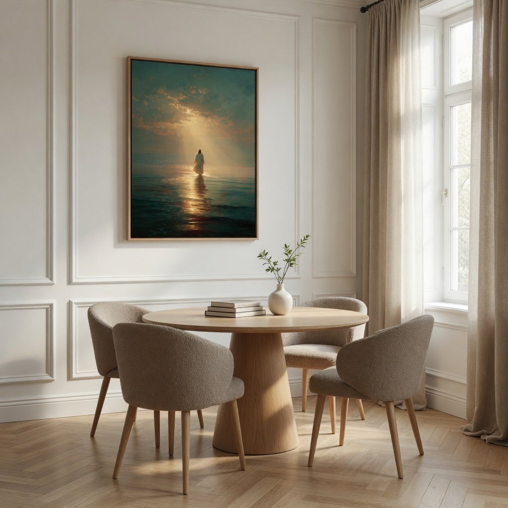 Jesus Walking on Water VII - Canvas