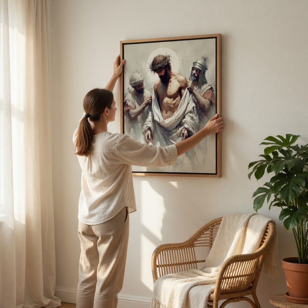 Jesus Stripped of His Garments - Canvas