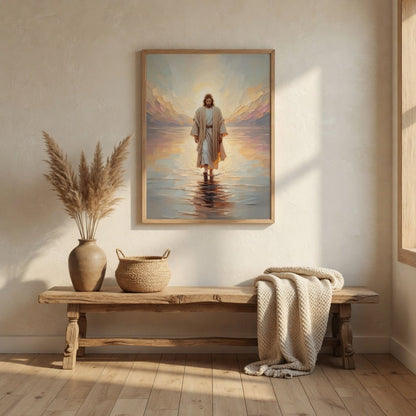 Jesus Walking on Water III - Canvas