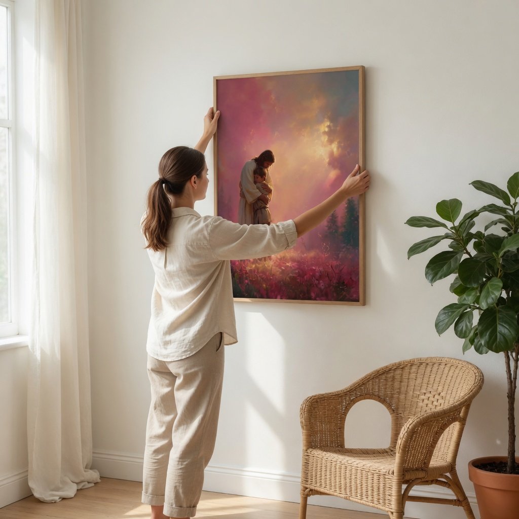 Jesus Holds You Close - Canvas