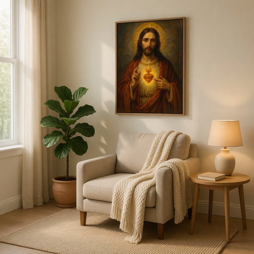 The Sacred Heart of Jesus I - Canvas