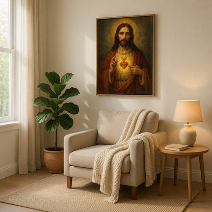 The Sacred Heart of Jesus I - Canvas