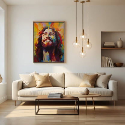 Smiling Jesus - Canvas